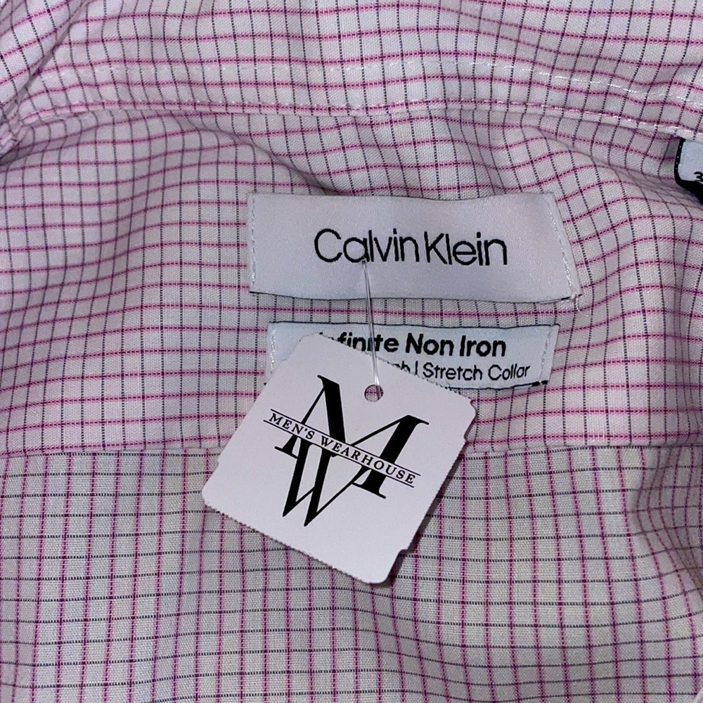 NWT Calvin Klein mens button down shirt mens size Large